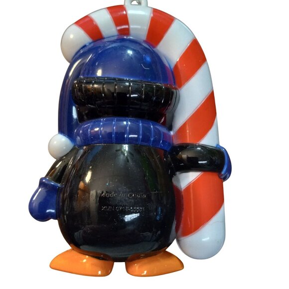 NFL Baltimore Ravens Penguin Christmas Ornament Candy Cane Design NEW - Picture 4 of 6